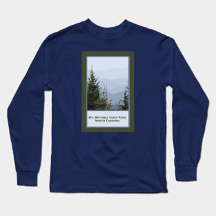 Vintage Travel Mt Mitchell Long Sleeve T-Shirt